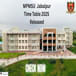 MPMSU Time Table 2025 Released @mpmsu.edu.in for BHMS, BMLT, B.Sc. Nursing & Other Courses; Check Here